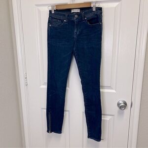 Madewell “Skinny Skinny” Zippered Ankle Jeans. Sz 26